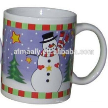 11 oz christmas ceramic mug with personalized design